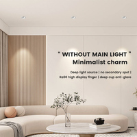 15 ° 24 ° 36 ° 60 ° Angle réglable Anti-éblouissement Concave Anti-éblouissement Commercial Intérieur Downlight