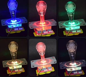 آلة اللعبة عصا التحكم مخلب آلة التبعي عملة تعمل المدينة ألعاب دمية أفخم لعبة آلة 4 الاتجاه RGB LED عصا التحكم - Product Image 6