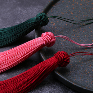 Grand 14cm bricolage <span class=keywords><strong>noeud</strong></span> <span class=keywords><strong>chinois</strong></span> accessoires à la main ananas capuchon gland pointe haute qualité longue pointe <span class=keywords><strong>boule</strong></span> à vis - Product Image 3