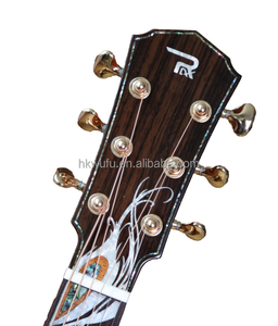 Offre spéciale : Guitare acoustique de 41 pouces, entièrement en bois massif, avec une table en épicéa de qualité supérieure et un dos et des éclisses en acajou, offrant un son exceptionnel. - Product Image 6