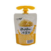 Pochettes à bec verseur de qualité alimentaire avec impression en héliogravure pour salades, lait, bananes, produits laitiers, boissons, gelées, smoothies, glaces