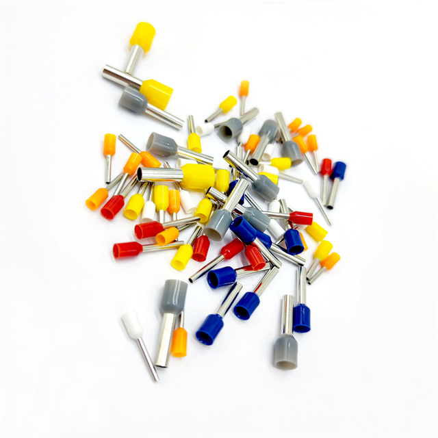 Crimp Terminal Wire Connectors Lug Multi-color Tubular Pre Insulated Ferrules Connector Cord End Terminal Kit