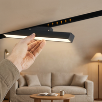 Système d'éclairage sur rail magnétique LED 48V encastré ou en saillie pour plafond, linéaire 20mm, 1m, 2m, 3m, avec options CRI90 et dimmables