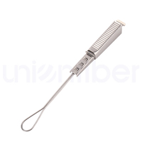 ODWAC-24 Collier de tension en acier inoxydable pour câble de branchement FTTH, fixation d'ancrage métallique pour suspension de câble optique aérien