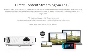 Viewsonic px749 4k Bản địa rạp chiếu phim gia đình chiếu, đèn lumen cao 4000 ANSI Lumens video proyector với HDR 240Hz làm mới tỷ lệ - Product Image 6