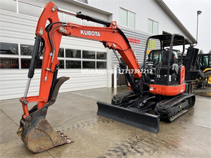 Excavatrice d'occasion d'origine japonaise Kubota U55 en vente, mini pelle, machine de 5,5 tonnes, Kubota U55-4, excavatrice à chenilles d'occasion pas chère - Product Image 6