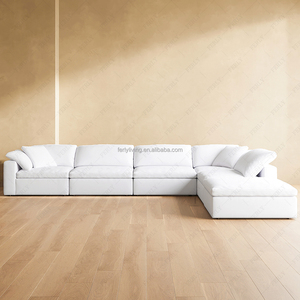Ferly Contemporary Modular sofa-Chaise cắt thiết kế hiện đại bền với khung gỗ sồi cho phòng khách - Product Image 5