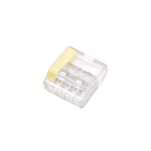 Bloc de bornes transparent Yaosheng à 4 trous YS-254, connecteur rapide enfichable pour câblage d'éclairage LED, matériau PBT, certifié CCC - Product Image 1