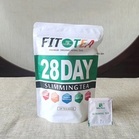 Thé minceur brûleur de graisse en sachet, Fat Burn Slim Plus, Thé Fit 28 jours, Marque privée, Thé détoxifiant pour ventre plat, Thé amincissant pour la perte de poids et la combustion des graisses abdominales