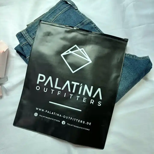 Small Customized Waterproof Poly Plastic <strong>Bag</strong> with Zip Lock Barrier Protection for Garment <strong>Clear</strong> <strong>Polythene</strong> Clothes <strong>Bag</strong> - Product Image 2