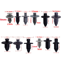 350 pièces, 12 types de clips universels pour carrosserie automobile en PP/Nylon/POM, pour garniture de porte de voiture, pare-chocs, garde-boue, remplacement