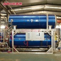 Autoclave de stérilisation alimentaire en acier inoxydable 304 pour bouteilles, sachets, boîtes de conserve, pasteurisation à haute température, équipement industriel de mise en conserve
