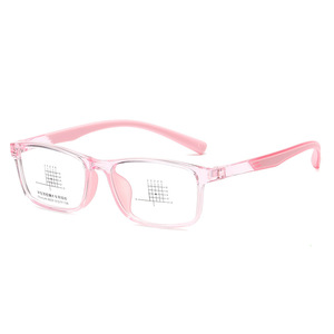 Square Framed Childrens Eyeglasses Plastic Frame Ac Lens Blue Light Protection For Kids 3-10 Years Old - Product Image 1