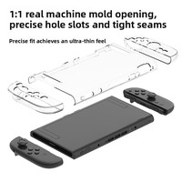 Casing Switch 2 Anti Benturan Anti Debu Transparan Pelindung Ergonomis Pegangan Nyaman Bahan PC Keras TPU Grosir