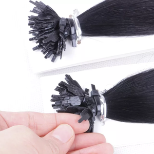 ต่อผมแบบ Y Tip ขายส่ง ผมแท้ 100% Remy  แบบ Pre Bonded Keratin  ต่อผม Y Tip แบบ Double Drawn สีดำและสี 613 สำหรับใช้ในร้านเสริมสวย - Product Image 3