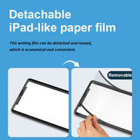Adsorción mate desmontable Air 5 para iPad Pro 11 y 2024 película de papel magnético Pro 12,9 electrodomésticos de plástico para Apple Pro