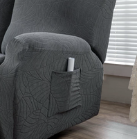 Jacquard Elastische Sofabezüge mit Geometrischem Muster, Schonbezug für Relaxsessel und Sofas – Stretchbezug für Heimtextilien