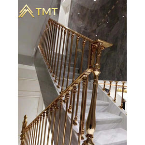 Rampe d'escalier moderne montée au sol - Product Image 3