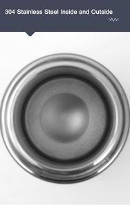 25oz 750ml 304 Stainless Steel Sports Kettle <b>Thermos</b> Cup Large Capacity Water Cup Outdoor Powder Coating - Product Image 3