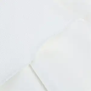 2023 Лидер продаж в наличии, текстиль 300 г/кв. М, белая однотонная 100% полиэфирная ткань Минни для худи