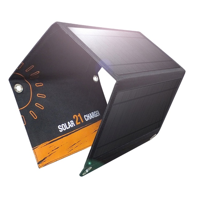 10W 15W 21w Foldable Solar Charger for Cell Phone Power Bank Station Laptop Backpack Portable Solar Charger