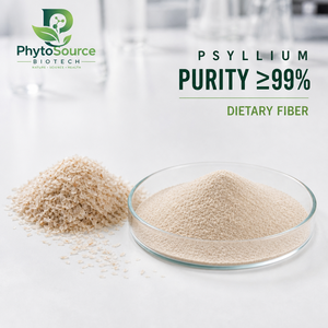 Polvo de Cáscara de Plantago Ovata 99% para Suplementos de Fibra y Sustitutos de Comidas al por Mayor - Product Image 1