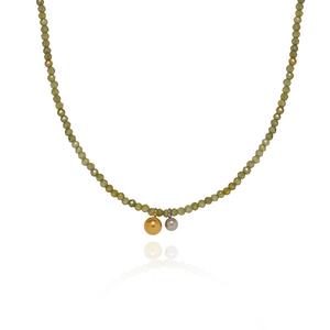 Collier long tendance avec breloques, en acier inoxydable inaltérable, perles africaines, pour femme - Product Image 1