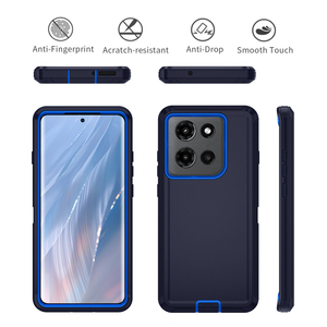 GSCASE <span class=keywords><strong>Precio</strong></span> al por mayor 3 en 1 con clip con paquete de caja Estuche de armadura de defensa para <span class=keywords><strong>Moto</strong></span> Edge 2025 5G - Product Image 2
