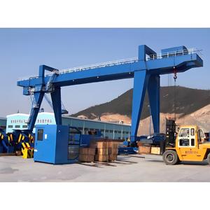 Tiêu Chuẩn Châu Âu Chế Biến Lớn Trọng Tải 32ton <span class=keywords><strong>50ton</strong></span> 60ton 100ton 150ton Dầm Đôi Giàn Cần Cẩu Điều Khiển Cabin - Product Image 1