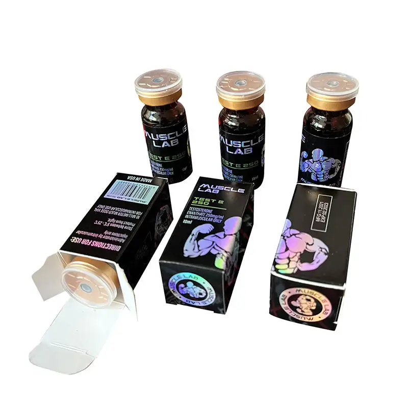 Impression personnalisée nova labs hologramme Test E stéroïde 10ml flacon étiquette flacons de pilules et étiquettes pour flacons