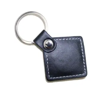 Access Control leather rfid key fob /13.56mhz nfc key tag/Door NFC Keychain