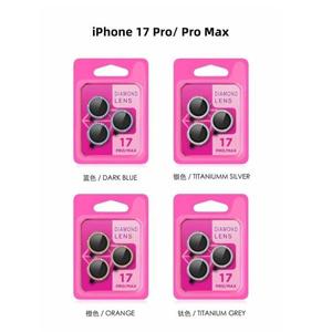 Film de protection d'objectif d'appareil photo pour iPhone 17 Air/17 Pro Max, type « Eagle Eye » avec diamants incrustés, couleur diamantée - Product Image 6