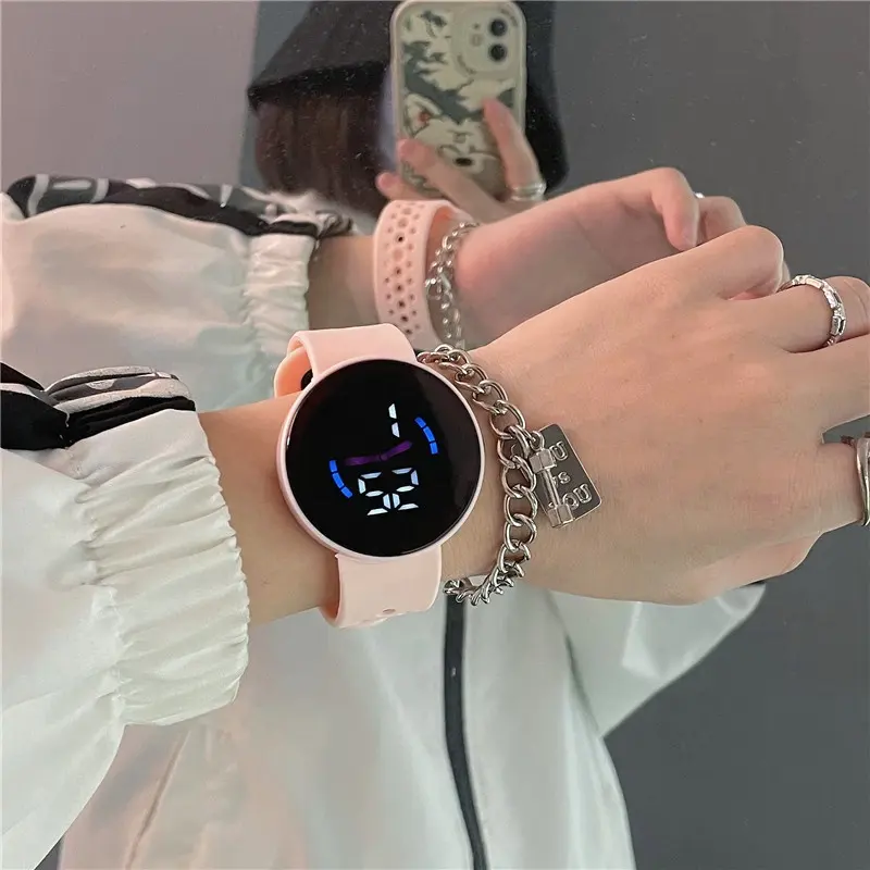 Promotion Sales Cheap Antique Digital Wristwatch Stylish Wrist Watches Cool Fashion Plastic Led Electronic Watches