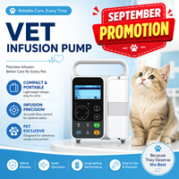 Pompe à perfusion vétérinaire numérique, dispositif de contrôle de la vitesse de perfusion IV pour clinique vétérinaire, utilisation haute précision pour chiens et chats en milieu hospitalier