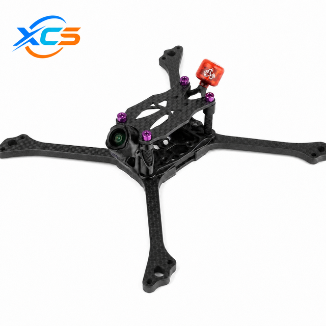 Black BCROEW V6 5 Inch FPV Racing Drone Frame Kit T800 Carbon Fiber Freestyle 2020 Mount RC Drone DIY Frame OEM ODM ProV6 NL