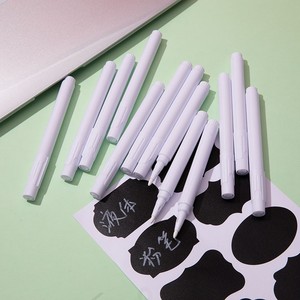 Stylos à <span class=keywords><strong>peinture</strong></span> à la craie à base d'eau blanche, pointe fine, séchage rapide, effaçables, marqueurs à la craie <span class=keywords><strong>pour</strong></span> les arts et le bricolage sur bois, verre, métal, plastique - Product Image 6