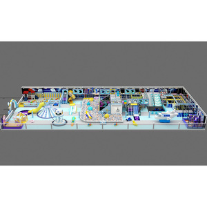 Équipement de terrain de jeux intérieur, terrain de jeux athlétique commercial, conception personnalisée, terrain de jeux interactif intérieur avec parc de trampolines - Product Image 2