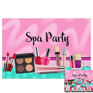 7x5ft Sparkle Spa toile de Fond De Fête De Maquillage Coloré Adolescents Filles Princesse <span class=keywords><strong>Vacances</strong></span> D'été 1st Premier Doux 16th Anniversaire Fête - Product Image 1