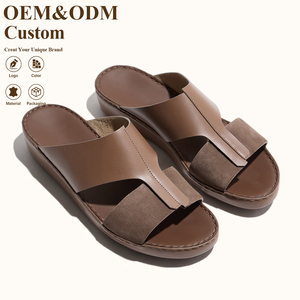 <span class=keywords><strong>Sandalias</strong></span> SHIKOL Dubai, Lujosas, para Ramadán, Playa, Vacaciones, Golfo, Hechas a Mano en Italia, de Cuero Genuino Premium, <span class=keywords><strong>Sandalias</strong></span> Árabes para Hombre - Product Image 1