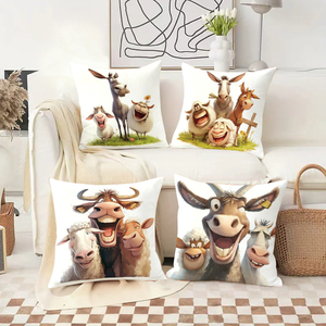 I cuscini Farm Animal Friends portano gioioso risoio e divertimento all'arredamento del tuo soggiorno - Product Image 2