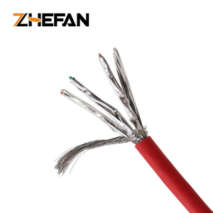 ZHEFAN OEM alimentation <span class=keywords><strong>Rj45</strong></span> Cat6A câble <span class=keywords><strong>Cat7</strong></span> <span class=keywords><strong>Rj45</strong></span> cordon de raccordement câble réseau Ethernet câble réseau sans halogène à faible fumée - Product Image 4