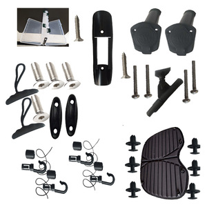 Kit d'accessoires pour kayak, plastique ABS, acier inoxydable, antidérapant, durable, multifonctionnel, pêche, lacs, rivières, usage récréatif en plein air - Product Image 2