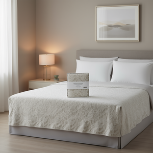 Juego de Cubrecamas de Algodón con Diseño Floral Moderno, Tamaño Queen y King, Bordado Suave, Decoración para el Hogar - Product Image 2