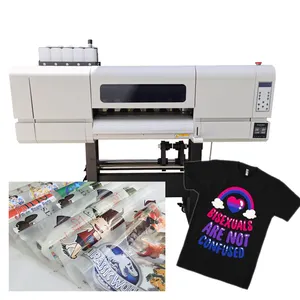 Digitale Goede Prijs 60Cm Huisdier Film Dtf Printer Voor Tshirt Afdrukken Met 2 Hoofd I3200 4720 Dtf Drukmachine inkjet Printer