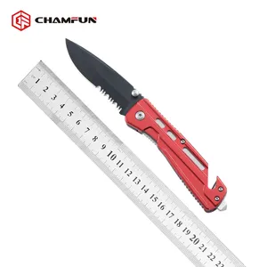 2022 new design pocket knife in knife with belt cutter