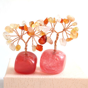 <b>Crystal</b> <b>Tree</b> Amethyst And Rose Quartz Sphere Base Home Decoration Desktop Ornament - Product Image 3