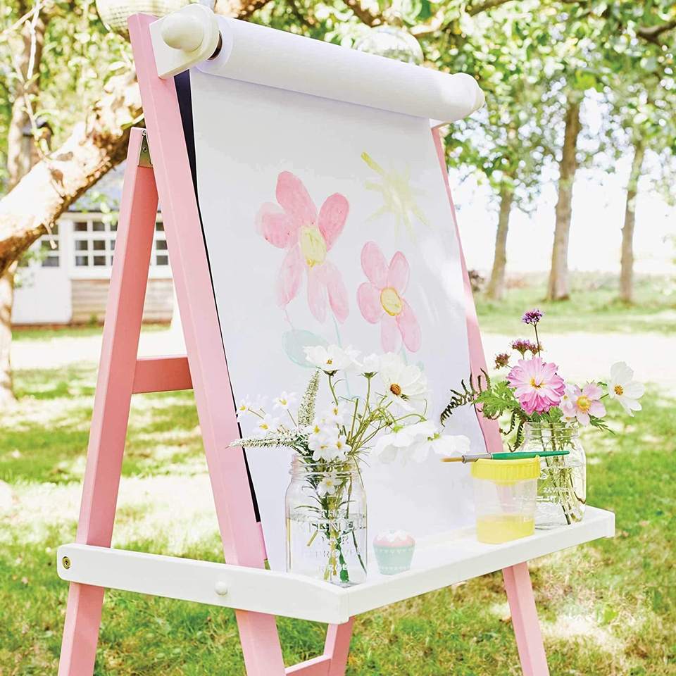 30m Roll White Craft Paper for Table Covering Classroom Art Coloring ...