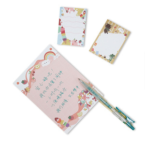 Marcadores de libros de dibujos animados bonitos y coloridos baratos con precio personalizado al por mayor, notas de bolsillo promocionales, página adhesiva Similar, Bloc de notas publicado - Product Image 1
