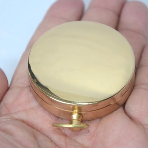 Brújula de Latón y Cobre Geológica, Retro, Luminosa, para Viajes, Senderismo y Camping, Regalo, Brújulas de Nivel - Product Image 4