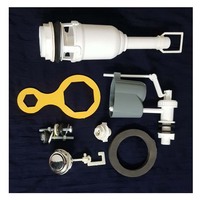 Inodoro de Cerámica Irani de Dos Piezas con Sifón S o P, Sanitario con Sistema de Doble Descarga, Tapa Suave y Bidé